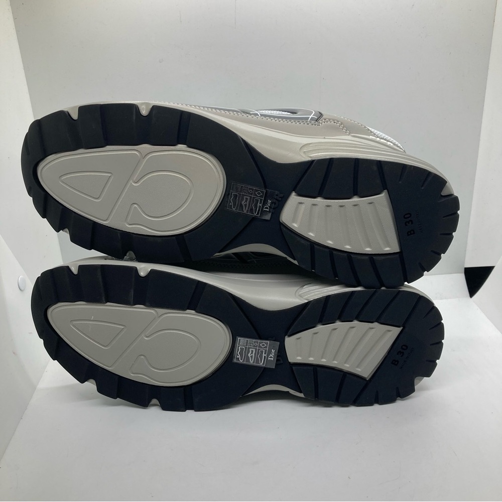 Dior B30 Gray Mens 43 US 9.5 Athletic Shoes Sneakers - Picture 7 of 10